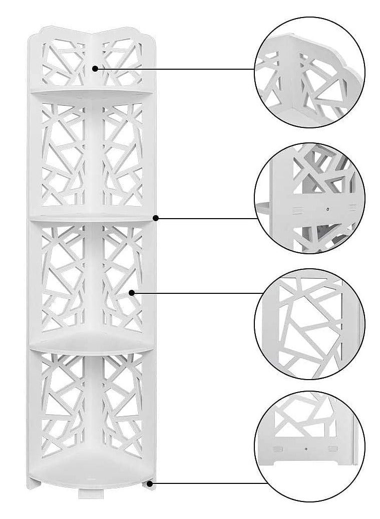 LINGWEI Bathroom Corner Stand Shower Caddy Corner Shelve Sink Organizer Bathroom Shelving Unit Bathroom Storage Organizer Display Rack For Bathroom Kitchen - Image 3