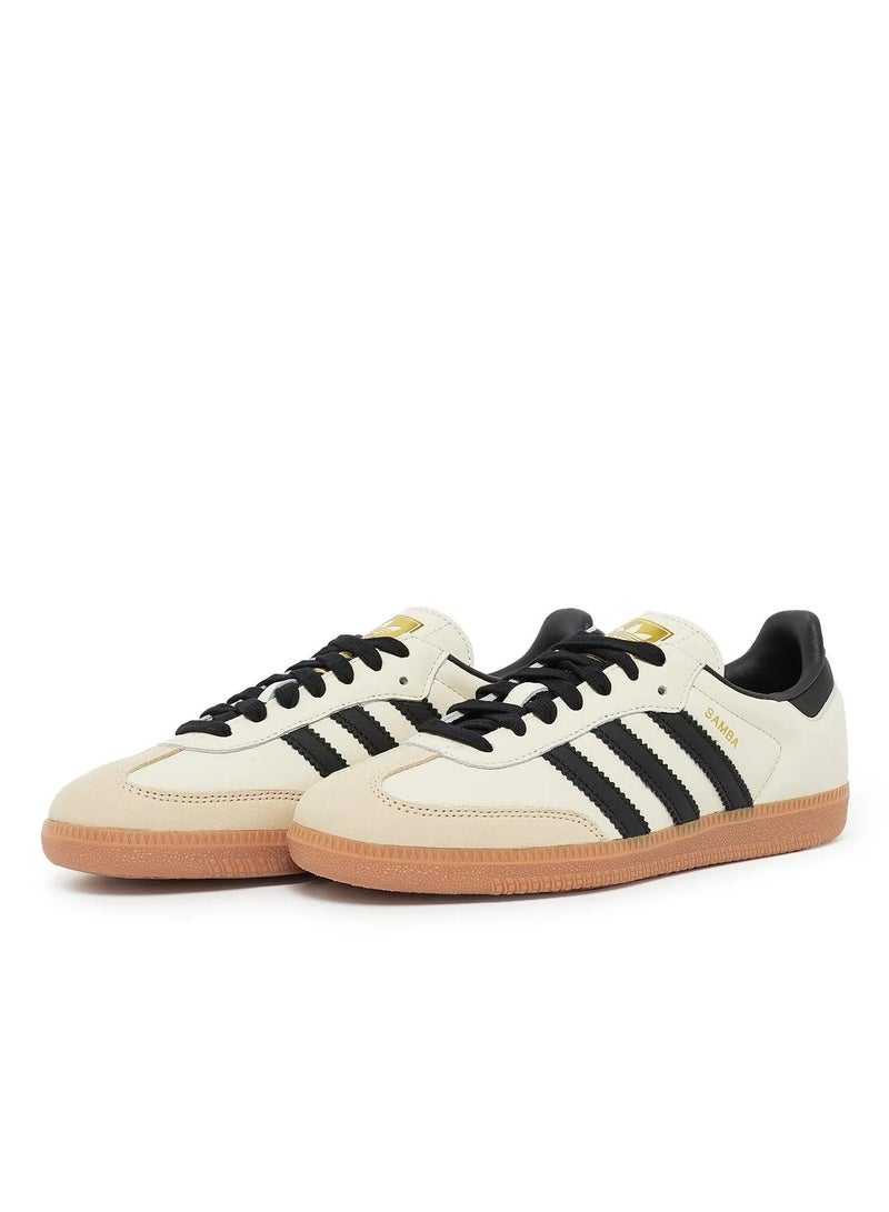 Adidas Unisex Street Style Adidas Samba OG Shoes Cream White Sand Strata  - Image 1
