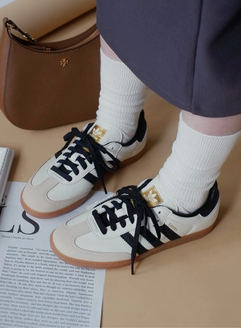 Adidas Unisex Street Style Adidas Samba OG Shoes Cream White Sand Strata  - Image 2