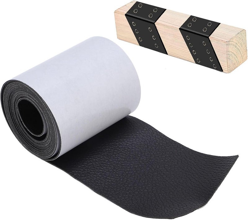 Faux Wood Beam Strap, 5FT PVC Leather Flexible Beams Strap Self Adhesive Hiding Tape Decorative Ceiling Beam Strap for Architectural Cabin Shutter (1.57inch) - Image 4