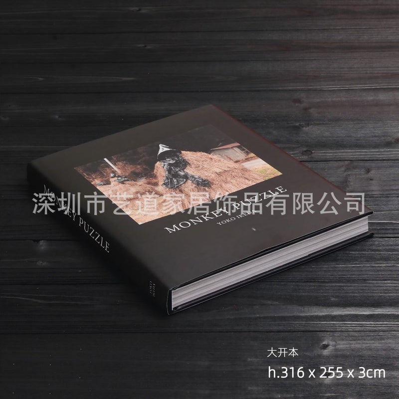 ديكور غرفة نموذج بسيط أسود أبيض رمادي كتاب مزيف عرض قاعة مبيعات مكتب ديكور سطح المكتب - Image 1