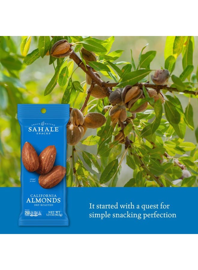 Sahale Snacks California Dry Roasted Almonds, 1.5 oz Grab & Go Bags (18 Packs) - Dry-Roasted Almonds with a Touch of Sea Salt - Non-GMO, Kosher, & Certified Gluten-Free Snacks - Image 3