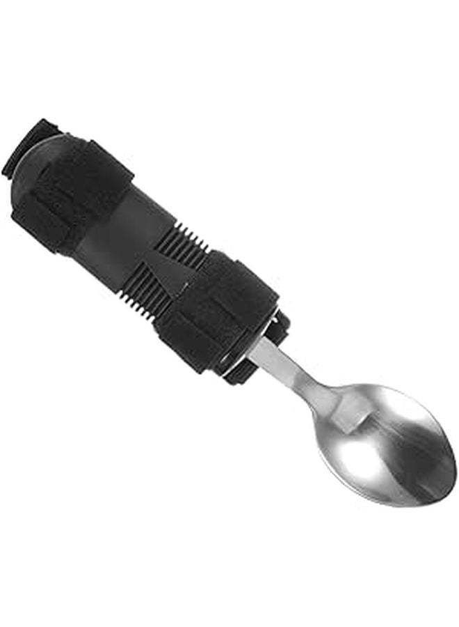 Anti Tremor Eating Spoon Set Non Slip Handle Elderly Utensils Silverware - Image 1