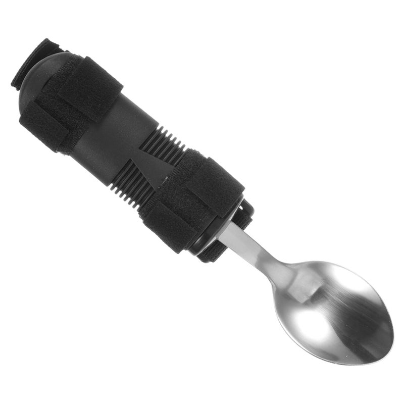 Anti Tremor Eating Spoon Set Non Slip Handle Elderly Utensils Silverware - Image 2