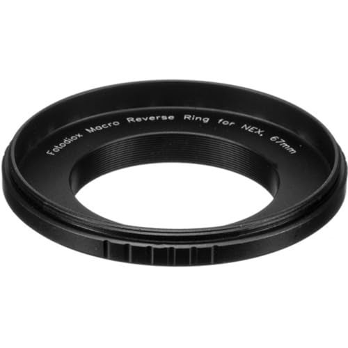 Fotodiox 67mm Filter Thread Macro Reverse Mount Adapter Ring for Sony E-Series Camera Fits Sony - Image 2