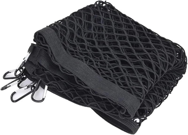 High Elastic Cargo Net for Pickup Truck Bed 4'x4' Stretch to 7'x7' Double Layer Bungee Net Mesh for Ford F150 SVT Raptor Tundra(04) - Image 1