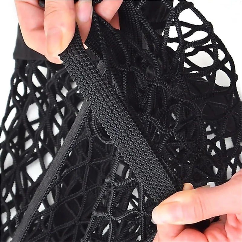 High Elastic Cargo Net for Pickup Truck Bed 4'x4' Stretch to 7'x7' Double Layer Bungee Net Mesh for Ford F150 SVT Raptor Tundra(04) - Image 5