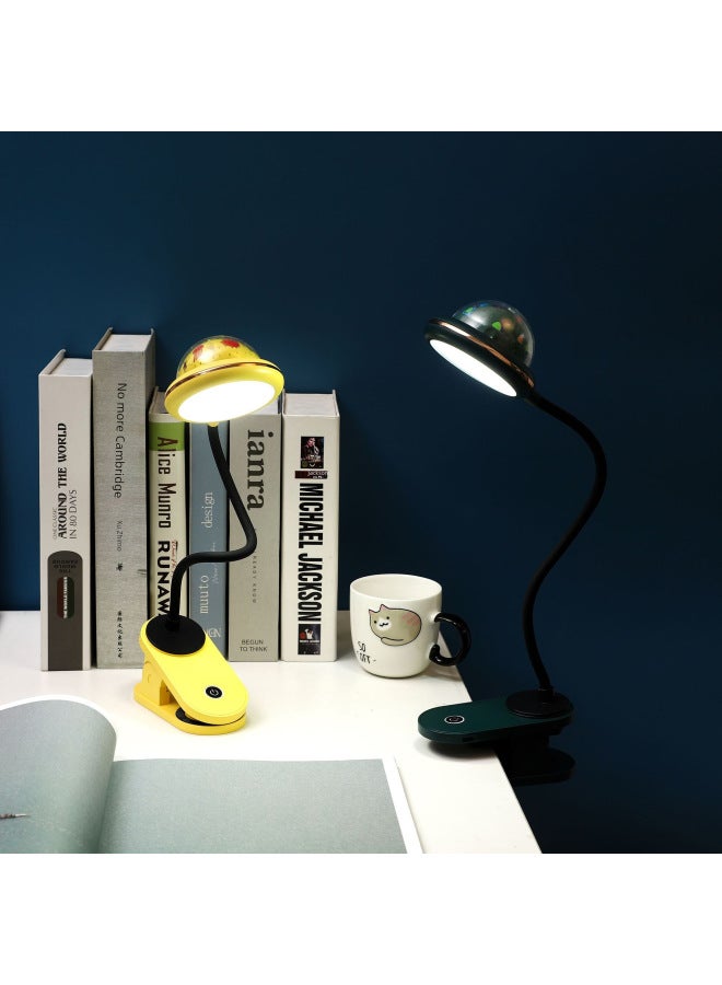 Trendy Charging Projection Atmosphere Lamp Usb Creative Starry Sky Clip-on Night Light Ins Colorful Light Decorative Lighting-Color:3086 Clip Yellow