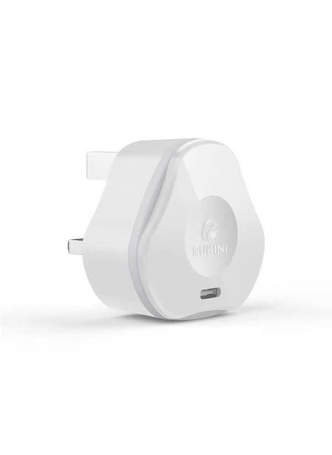 CopraPro USB-C Home Adapter PD 20 W with USB-C to Lightning Cable 1 meter - White