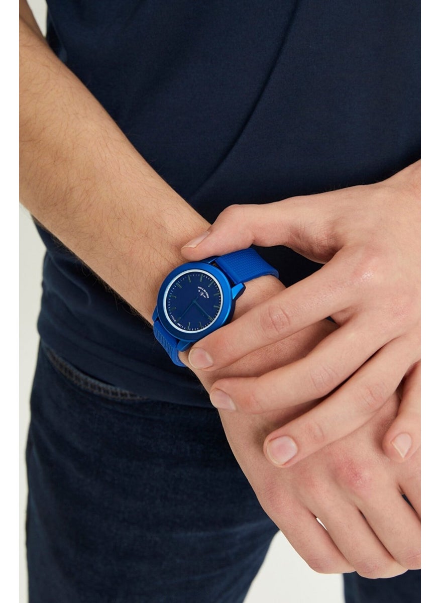 Aqua Di Polo 1987 Aqua di Polo Women's Navy Blue Analog Wristwatch with Silicone Strap A9652  - Image 2