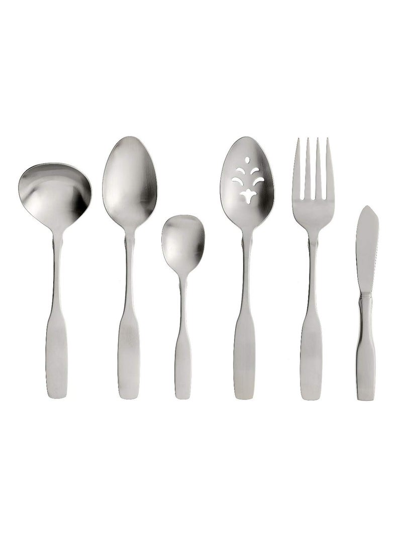 ONEIDA Oneida Paul Revere 6Piece Serving Set Medium Stainless 