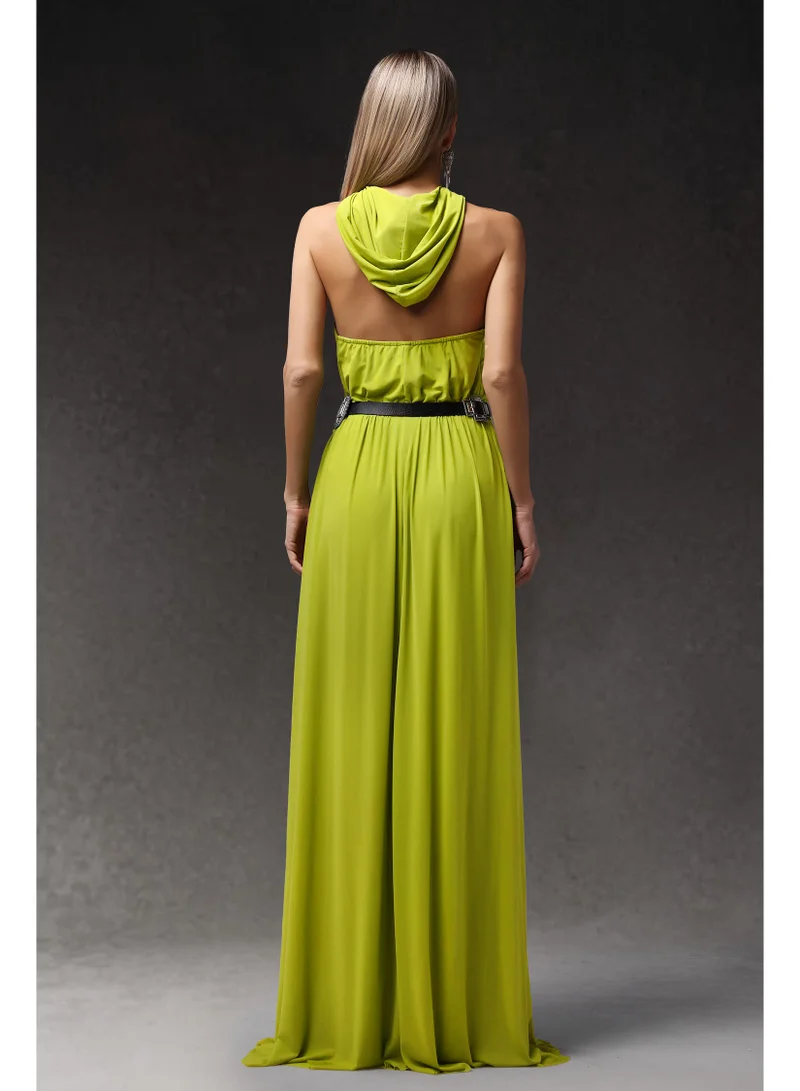 Bella Barnett  Naleza Sleeveless Flowers Slit Maxi Dress for Women | Best Price UAE