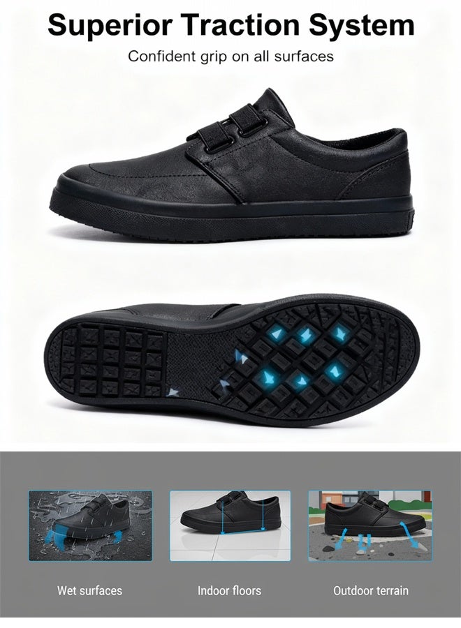 حذاء جلدي راقي كاجوال سهل التنسيق( ارتد وانطلق ) - Image 3