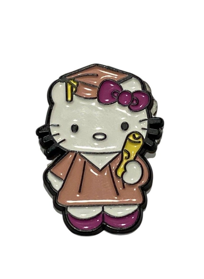 هالو كيتي ملصق معدني - بطابع هالو كيتي