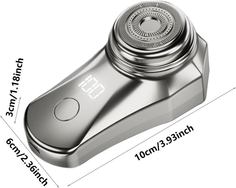 windforgecraft Mini Electric Shaver | Pocket Size Electric Razor - One-Button Use Razor Powerful Storm Shaver Wet & Dry Fast Rechargeable Men for Father's Day Borato - Image 4