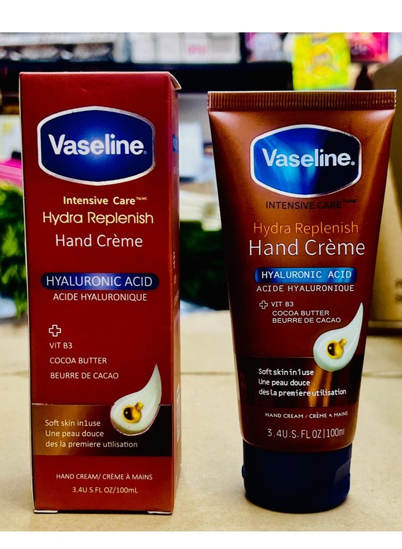 Vaseline Intensive Care Hand Creme Moisturizer for Dry Hands Hydra Replenish - Image 2