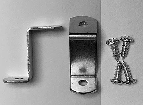 888 Corp 1" Canvas Offset Clips Extra Heavy Duty with Screws 20 Pack - Image 2