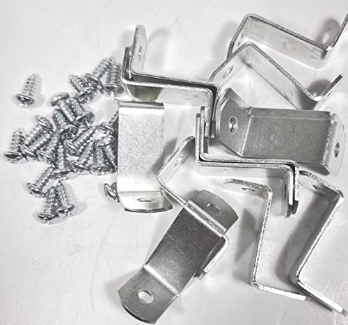 888 Corp 1" Canvas Offset Clips Extra Heavy Duty with Screws 20 Pack - Image 5