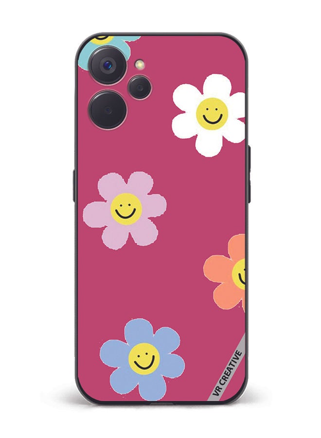 VR CREATIVE Protective Case Cover For Realme 10 5G Flower Design Multicolour - Image 1