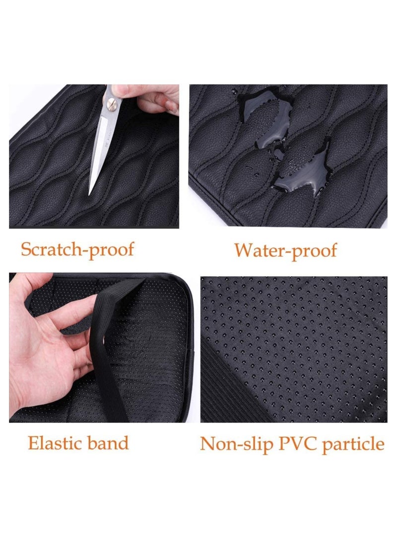 SYOSI Auto Center Console Cover Console Cover Armrest Pads PU Leather Car Armrest Seat Box Pad Cushion Protector Universal Fit - Image 4