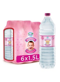 Al Ain Al Ain Water Bambini, 1.5L Water, Pack of 6, Food Preparation Bottled Water, Ready to Use, Formulated Especially for Babies  - Image 1