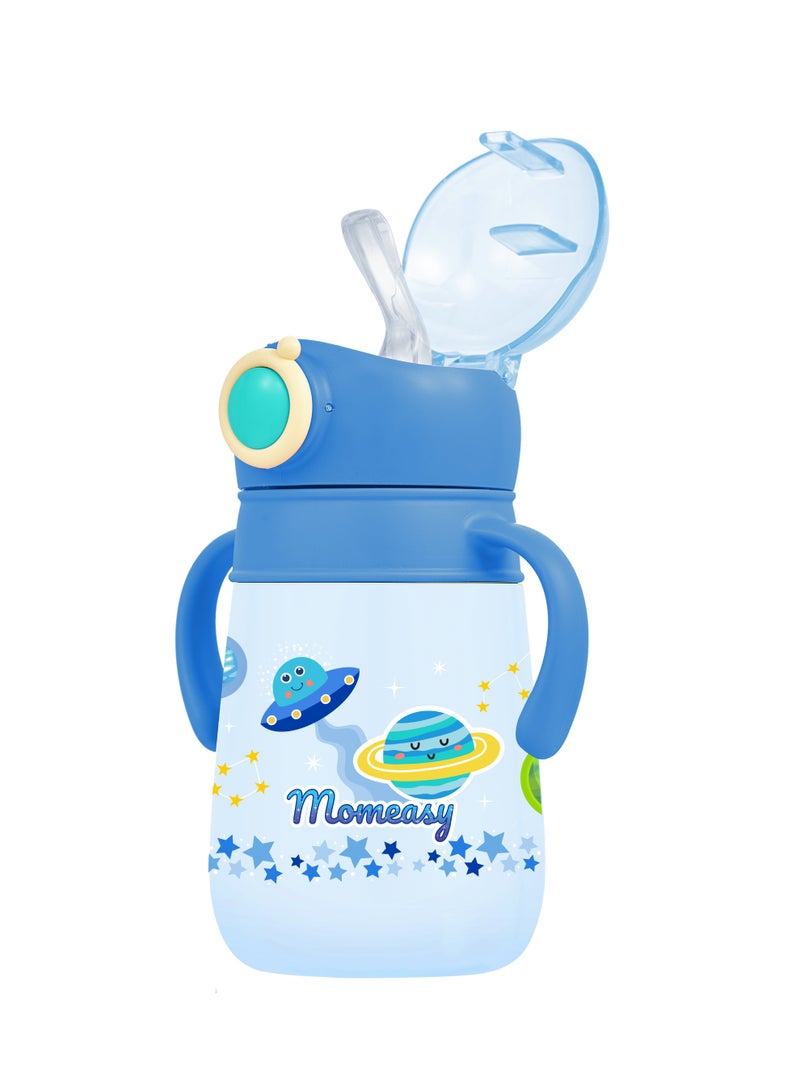 Momeasy 420ml Stainless Steel Insulated Straw Cup 6M+ - Image 3