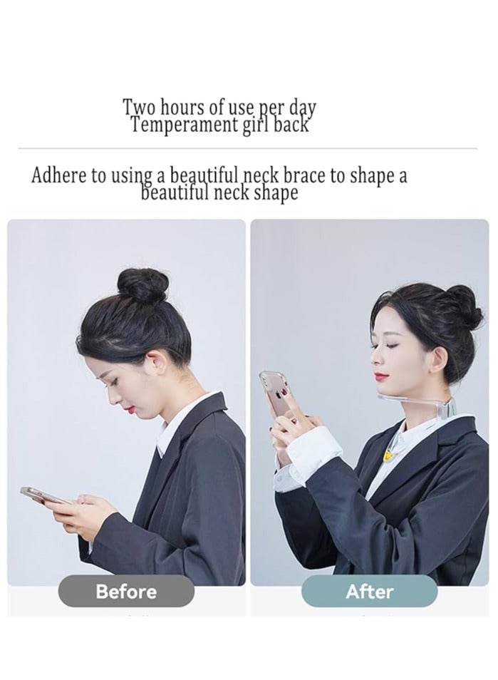 general Cervical retractor, collar bracket, adjustable neck support, ergonomic, keeps cervical spine healthy, suitable for heavy work at home, work and school, driving - Image 5