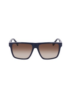 LACOSTE FULL RIM BIO INJ-G820 MODIFIED RECTANGLE LACOSTE SUNS L6027S  5715 (410) BLUE  - Image 1