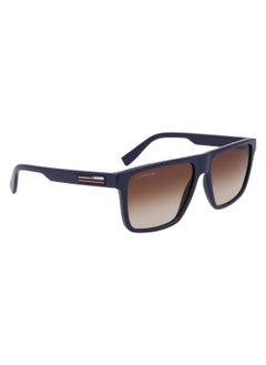 LACOSTE FULL RIM BIO INJ-G820 MODIFIED RECTANGLE LACOSTE SUNS L6027S  5715 (410) BLUE  - Image 3