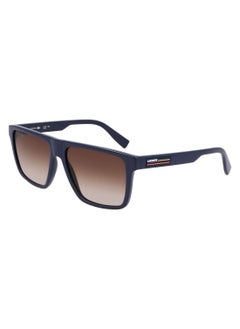 LACOSTE FULL RIM BIO INJ-G820 MODIFIED RECTANGLE LACOSTE SUNS L6027S  5715 (410) BLUE  - Image 2