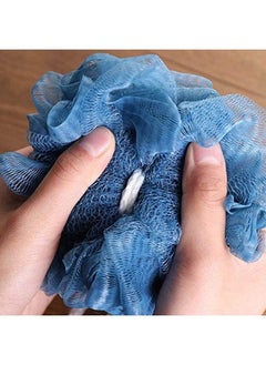 TWIREY Round Bath Sponge Loofah For Women And Men (Random Colour) Set Of 6  - Image 3