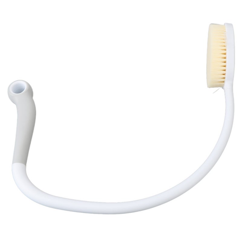 Curved Back Scrubber: U Shaped Long Curved Handle, Soft Bristles, Easy Grip - Bendable, Suspend Dry Bath Brush for Elderly, Pregnant Women, Mobility Impaired Users - Image 3