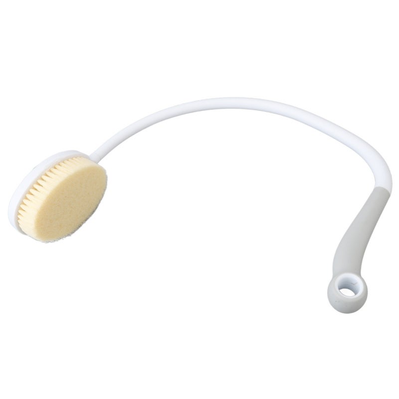 Curved Back Scrubber: U Shaped Long Curved Handle, Soft Bristles, Easy Grip - Bendable, Suspend Dry Bath Brush for Elderly, Pregnant Women, Mobility Impaired Users - Image 5