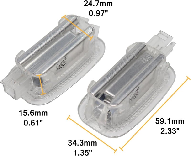 Yurefax LED Footwell Lights for Benz - Image 2