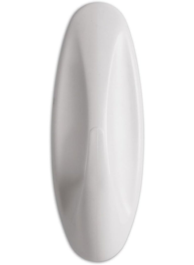 Command Bath Designer Large Hook White color, 1 Hook+2 Strips/ pack - Image 4