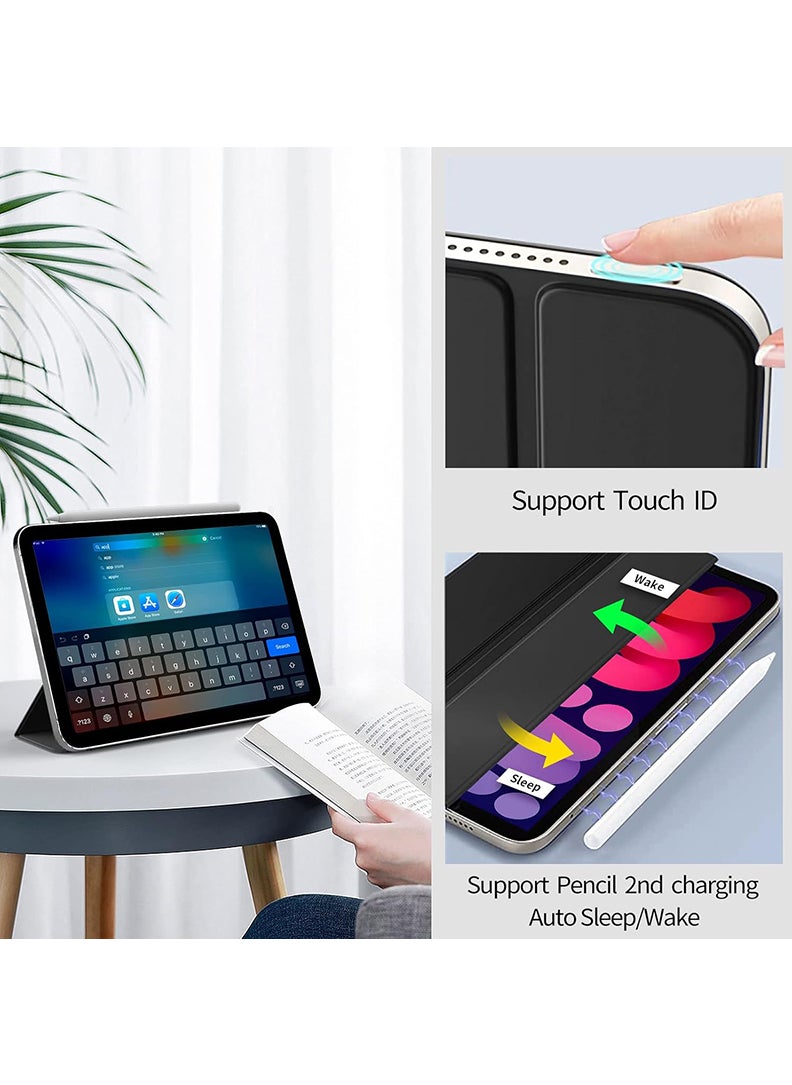 Protective Flip Case For Apple iPad Air 13 (2024) With Trifold Stand Auto Wake Sleep Shockproof Cover Floral pattern