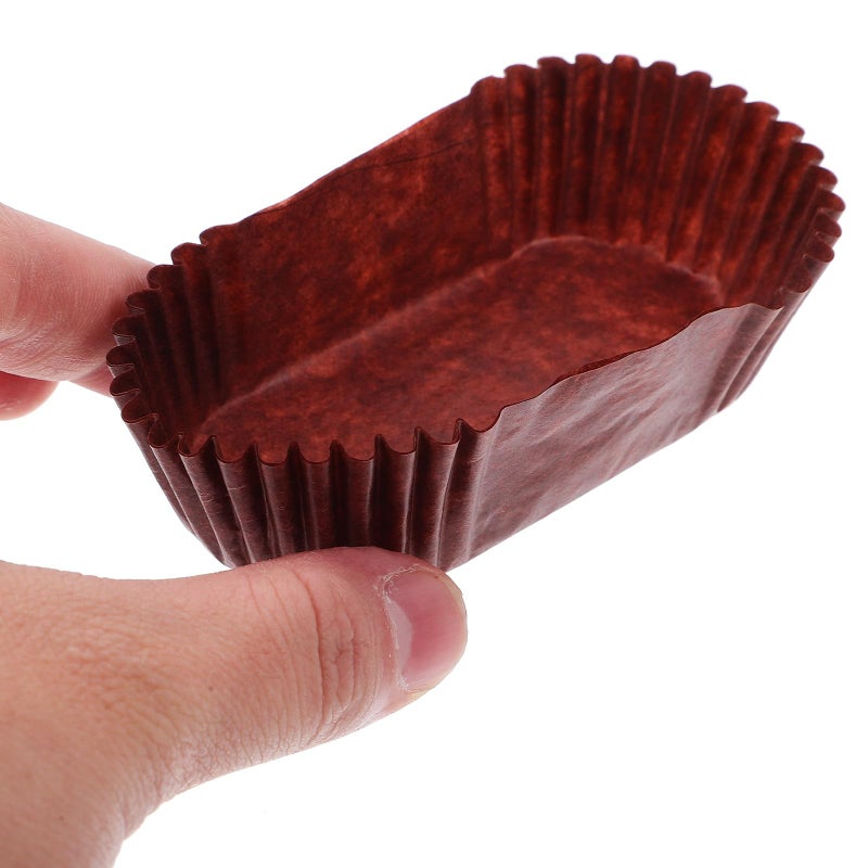 Grease Proof Oval Cake Paper Cups Chocolate 1000pcs Boat Shape Baking Liners Muffin Bread - Image 5