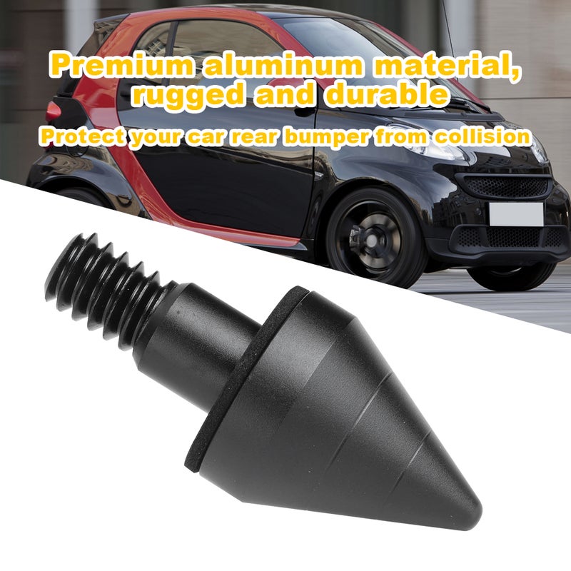 Car Rear Bumper Round Nail Guard Anti Collision Protector Fit for Mercedes Benz SmartBlack - Image 3