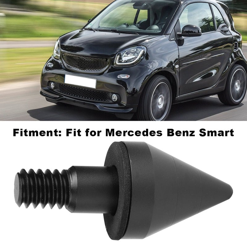 Car Rear Bumper Round Nail Guard Anti Collision Protector Fit for Mercedes Benz SmartBlack - Image 1