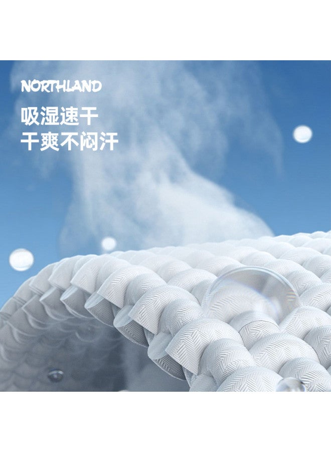 NorthLand تي شيرت رجالي بأكمام قصيرة وياقة دائرية ملابس رياضية سريعة الجفاف شيانغشي - Image 5