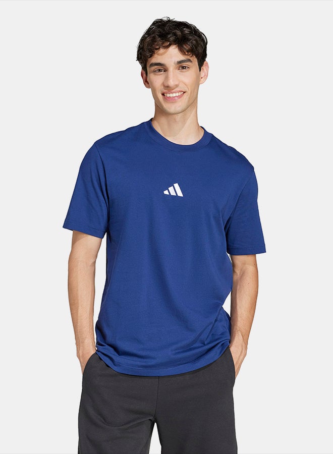 Adidas Essentials Small Logo Single Jersey T-Shirt - Image 1