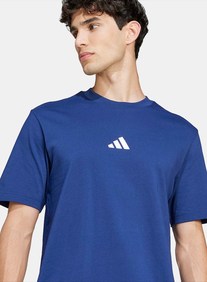 Adidas Essentials Small Logo Single Jersey T-Shirt - Image 4