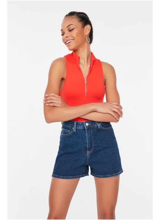 trendyol - Indigo Mom Shorts & Bermuda - Image 1