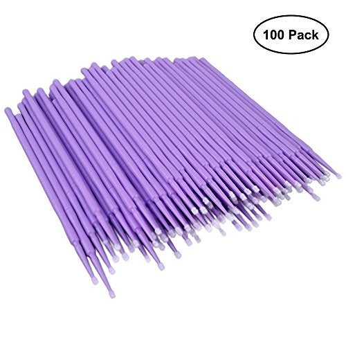 ATLIN Touch Up Paint Brushes, 100 Pack of 1.5mm Disposable Micro Applicators for Automotive Paint Chip Repair - Image 2