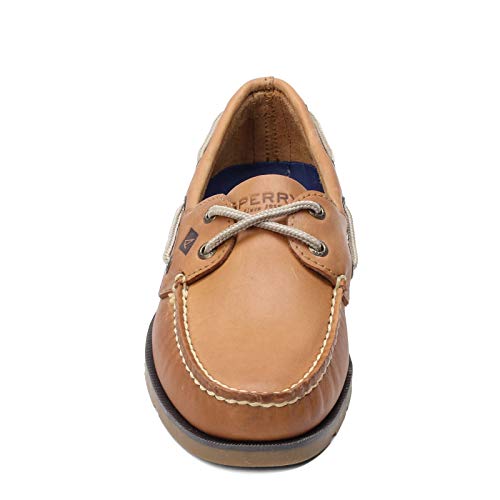 Sperry Mens Leeward 2-Eye Boat Shoe, Sahara, 8 - Image 3