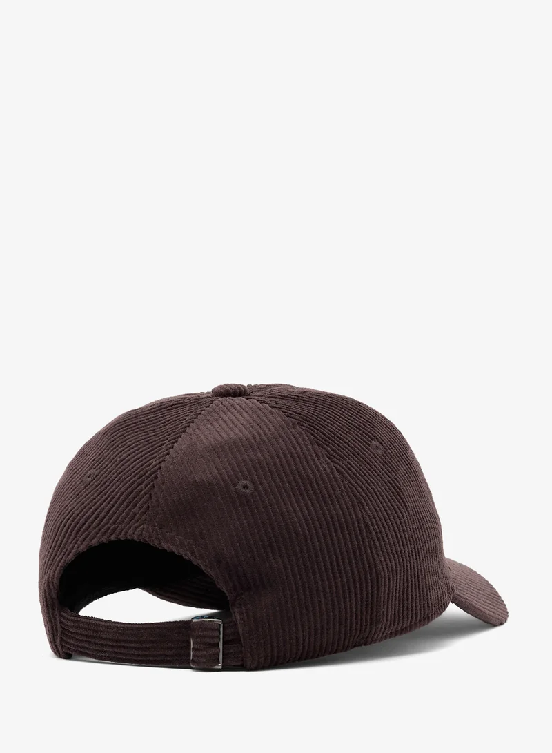 سفنتي فايف Vintage Text Corduroy Peak Cap