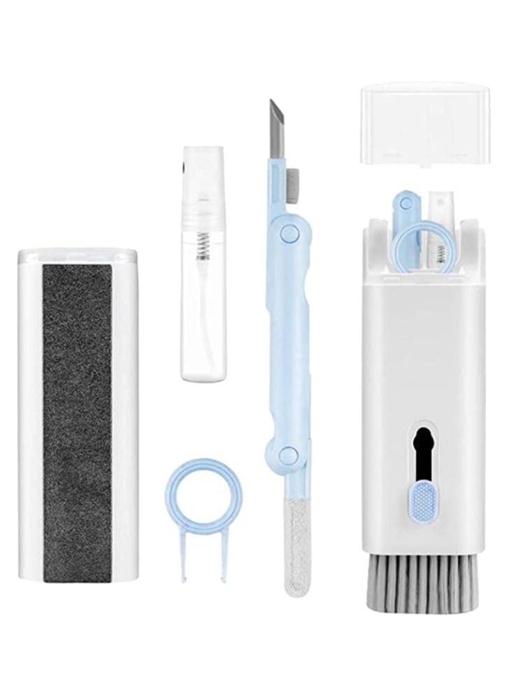 Generic - Laptop Cleaner, 7 in 1 Keyboard Cleaner Set, Computer MacBook Earphone Cleaning Kit, Tablet and Screen Dust Brush Including Soft Sweep, Swipe, 3 in 1 Airpod Cleaner Pen, Key Puller and Spray Bottle - Image 1