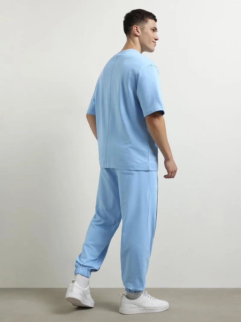 NOBERO  Stylish Powder Blue Co-ord Set for Men for Men | Best Price UAE