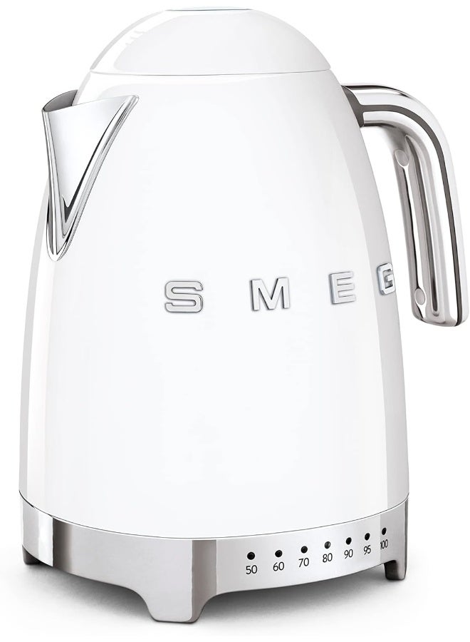 سميج غلاية بتصميم ريترو من الخمسينات، 7 إعدادات حرارة، مؤشر مستوى الماء، قاعدة دوارة 360، ستانلس ستيل، ضمان لمدة سنة - Image 2