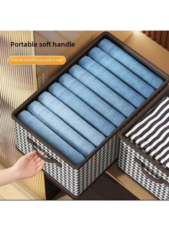 Foldable Clothing Organizer and Storage Box – Durable Fabric Closet Organizer for Clothes, Toys, and Household Items, Space-Saving and Elegant Storage Solution for Bedroom, Wardrobe, and Home Organization - Image 4